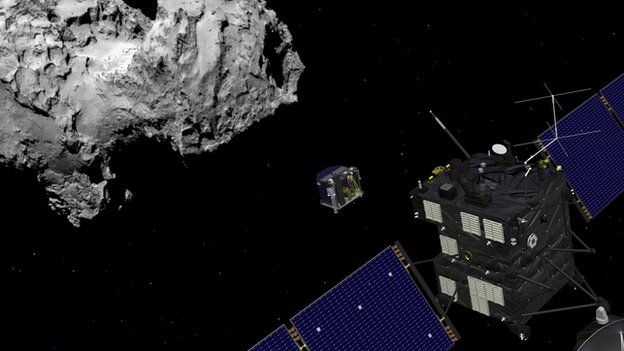 Rosetta releasing Philae