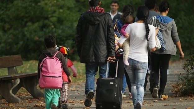 A Romanian family arrives in Berlin in September 2014