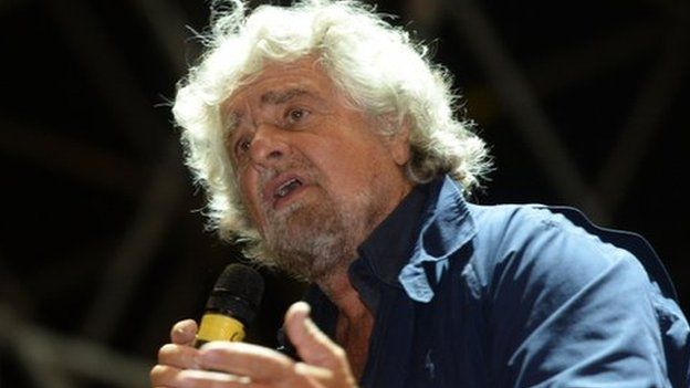 Beppe Grillo (file pic Oct 2014)