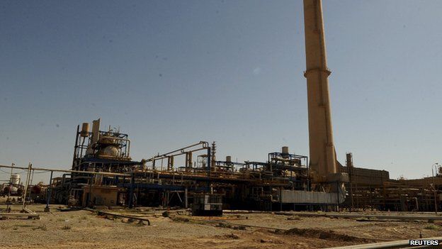 A general view of a Baiji oil refinery in Baiji, north of Baghdad, September 11, 2014.