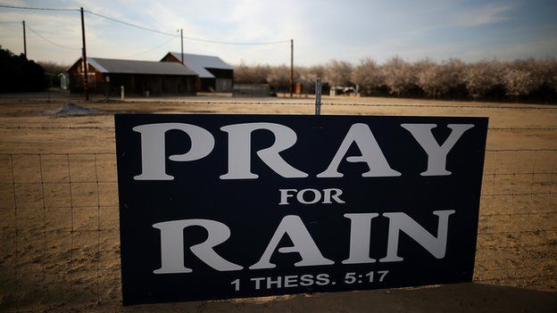 Pray for rain sign