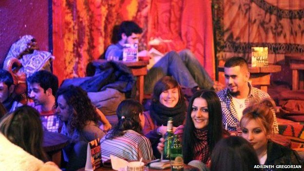 Night club in Yerevan, Armenia