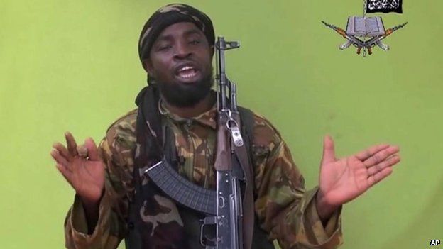 File photo: Boko Haram leader Abubakar Shekau, 12 May 2014