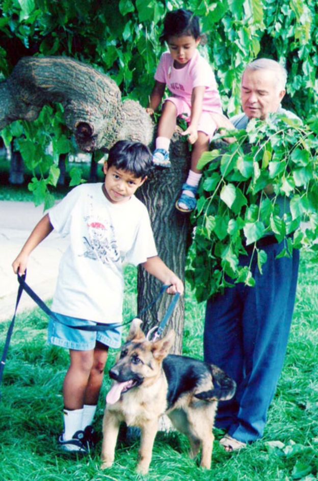 Happier days in the Karimov family album - BBC News
