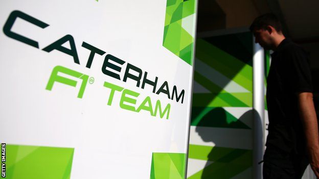 Caterham garage at Abu Dhabi Grand Prix