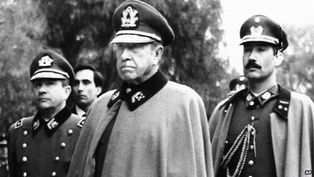 Augusto Pinochet in Santiago, Chile Sept. 1988