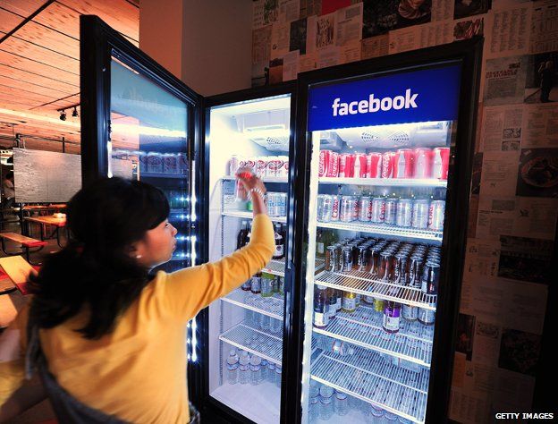 Vending machine at Facebook