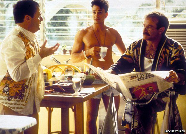 Nathan Lane, Hank Azaria and Robin Williams in The Birdcage