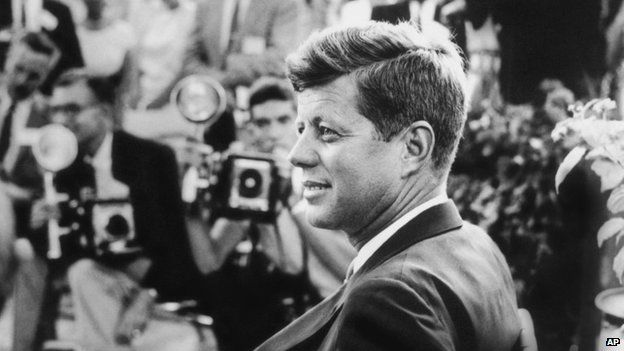 John F Kennedy in 1959