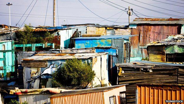 Shacks in South Africa