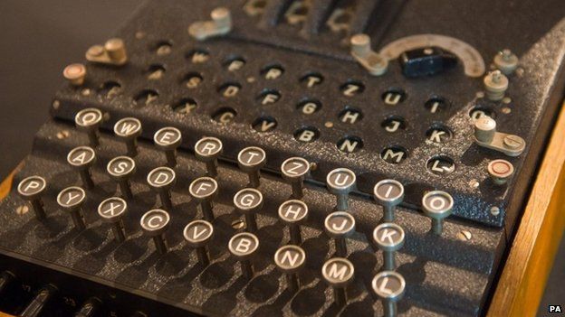 Original Enigma code machine