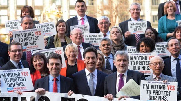 Labour MPs show their support for the bill on 19 November