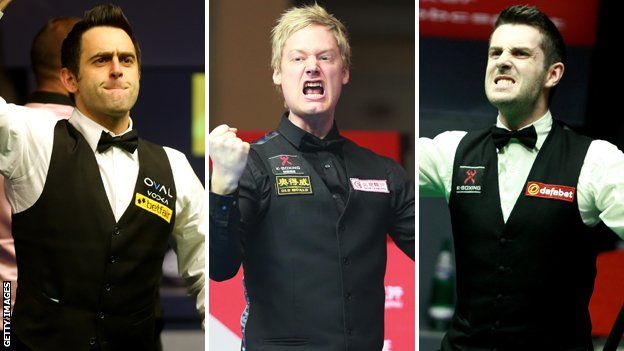 Ronnie O'Sullivan, Neil Robertson and Mark Selby