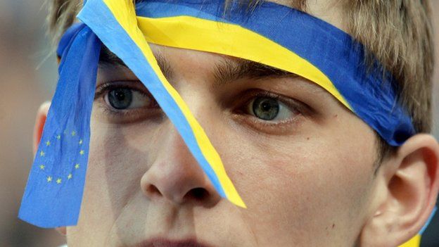 Ukraine demonstrator