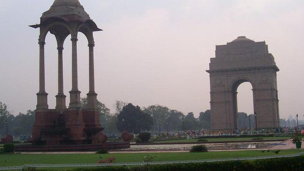 India Gate is one of the famous landmarks of Lutyens' Delhi