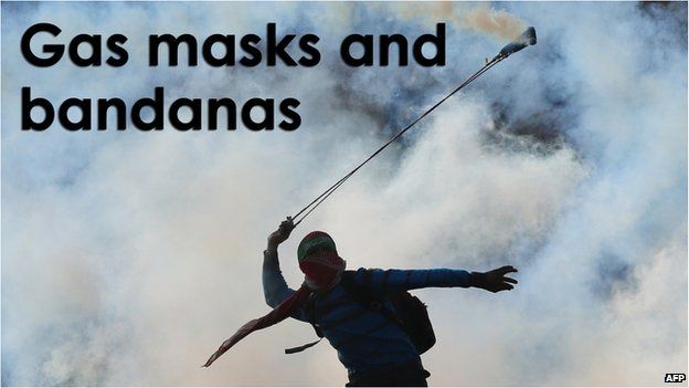 Gas masks and bandanas