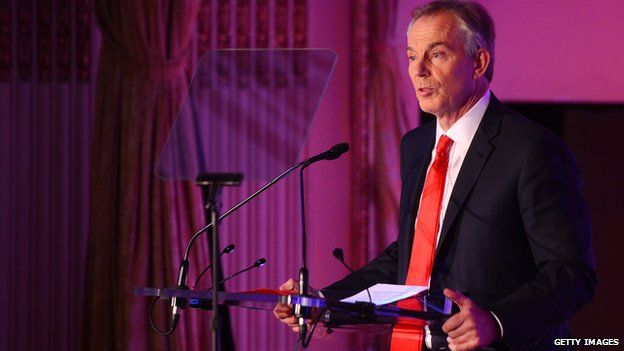 Tony Blair at Save the Children gala