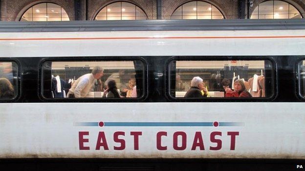 East Coast train