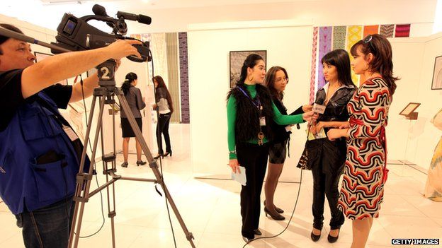 Filming of the Uzbek TV show