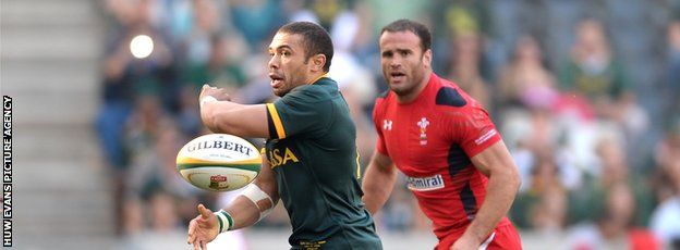 Wing Bryan Habana is one of several Springboks players unavailable to face Wales