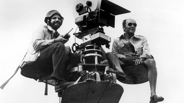 Frank Yablans (r) with director Brian de Palma
