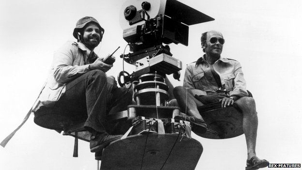 Frank Yablans (r) with director Brian de Palma