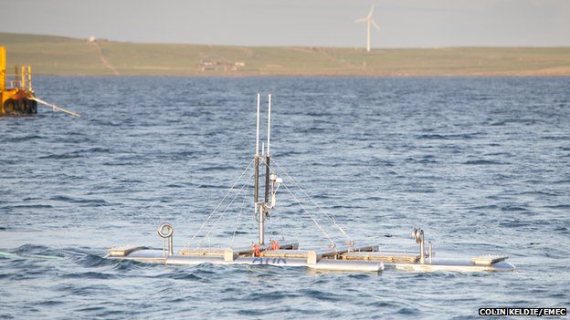 Magallanes floating turbine prototype