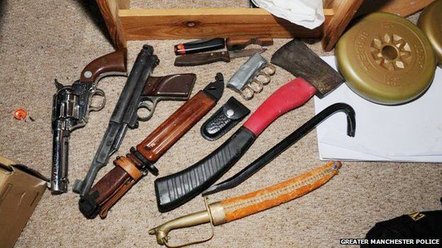 Weapons found at Ryan McGee's home