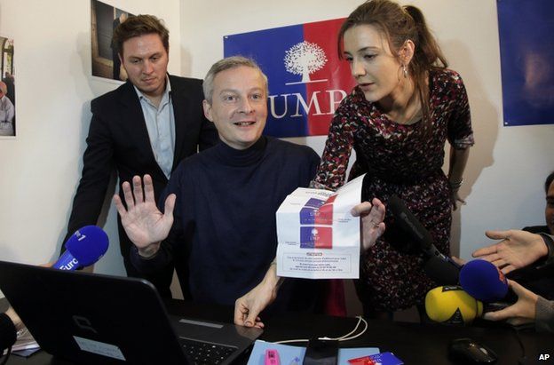 Bruno Le Maire votes in Paris, 29 November
