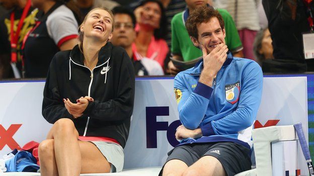 Maria Sharapova and Andy Murray
