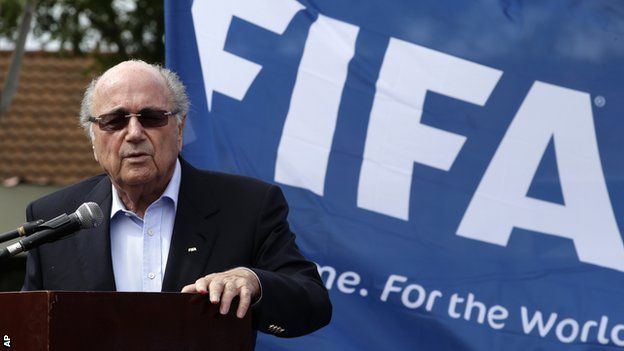 Fifa president Sepp Blatter