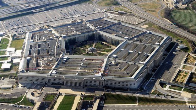 The Pentagon in Arlington, Virginia, seen on 26 December 2011