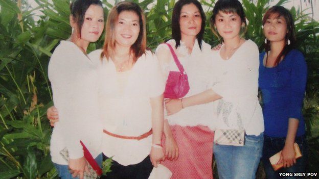 Sam Yin (Extreme left) poses with friends in happier times