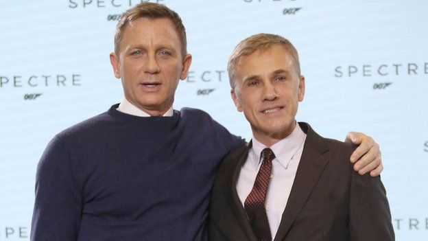 Daniel Craig and Christoph Waltz