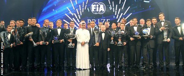 FIA end of season award winners