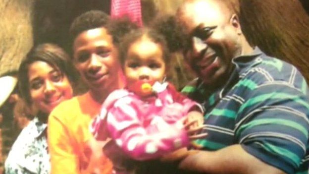 Eric Garner pictured in a family photo