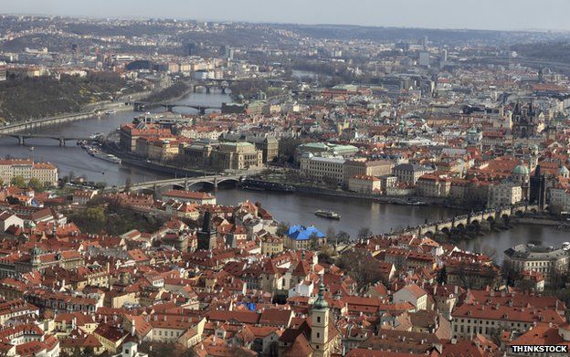 The River Vltava in Prague