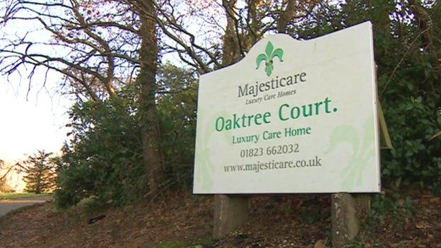 Oaktree Court care home in Wellington, Somerset