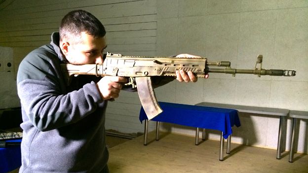 Kalashnikov test firing