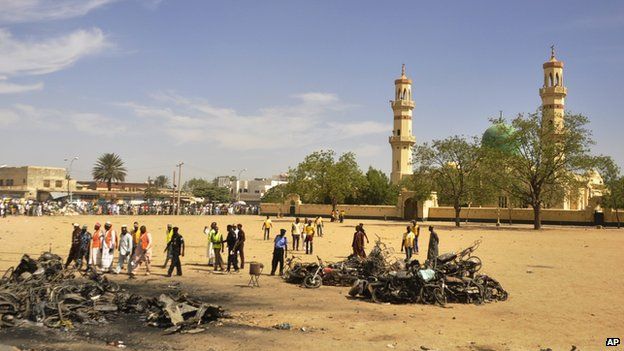 Aftermath of Kano mosque bombing