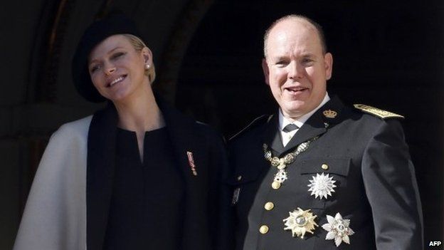 Prince Albert and Princess Charlene, pictured in November