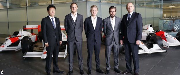 McLaren present their driver line-up for 2015