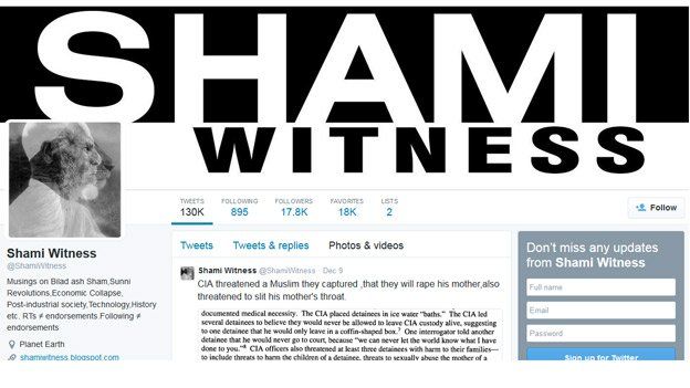 Screen grab from Shami Witness Twitter account