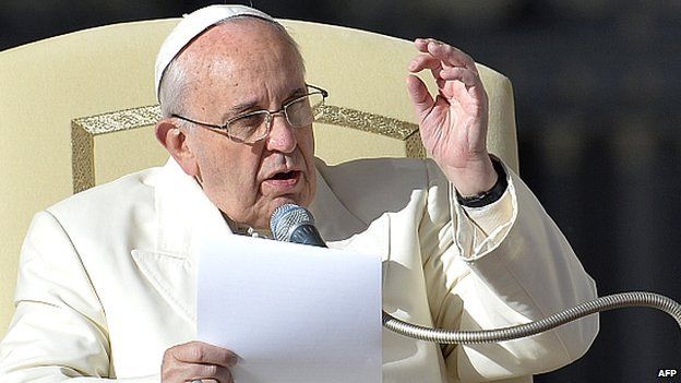 Pope Francis. 10 Dec 2014