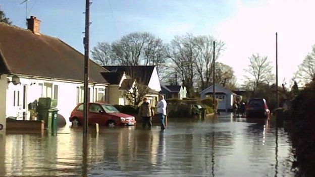 Flooding in Surrey, February 2014