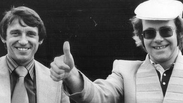 Graham Taylor and Elton John