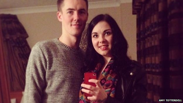 Amy Totterdell and Shaun Brotherston had been together for three years