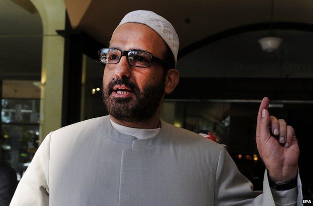 Man Haron Monis after a court appearance in Sydney, 18 April 2011