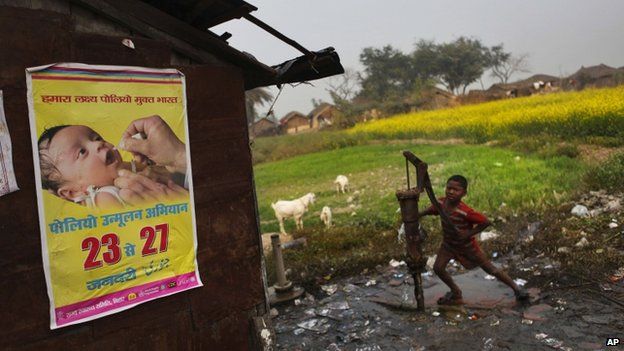 India polio campaign advert