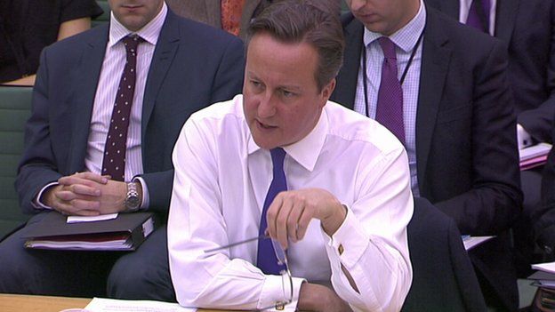 David Cameron at the Liaison Committee